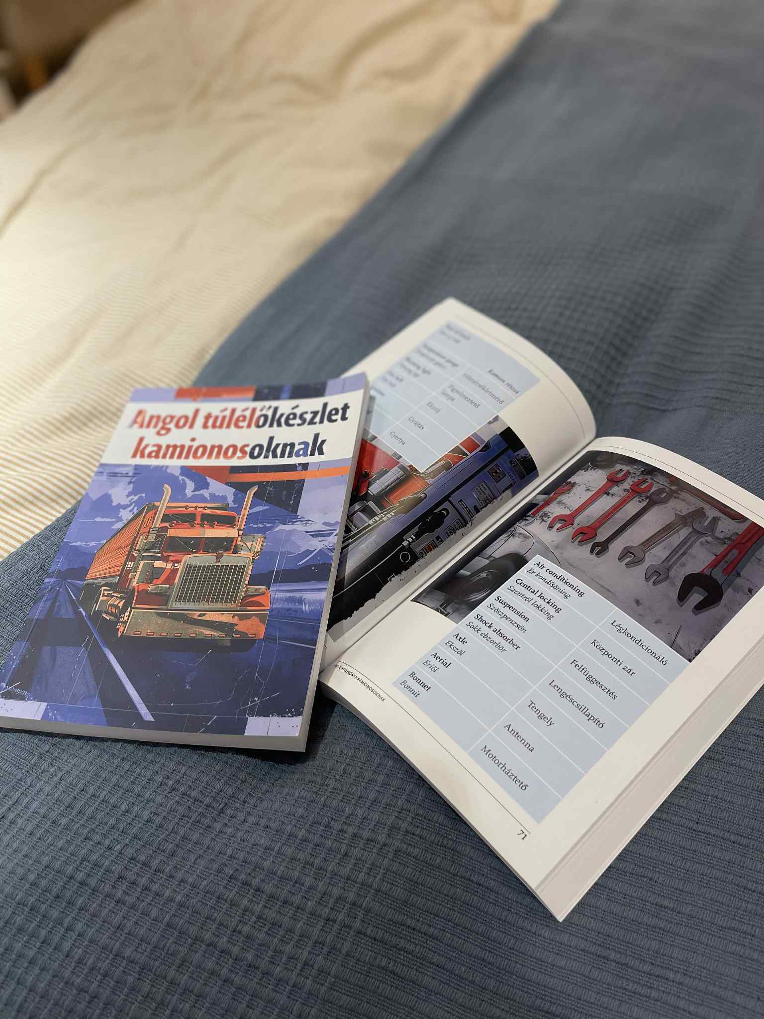 Angol túlélőkészlet kamionosoknak